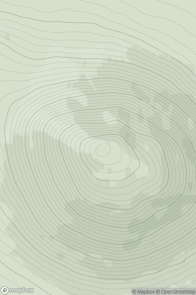 Thumbnail image for Morven [Tongue to Wick and Helmsdale] showing contour plot for surrounding peak